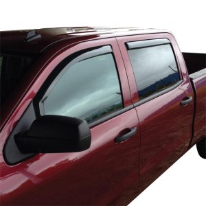 Chevrolet Silverado 1500 Wind Deflectors - Westin - In-Channel - Smoke - `14-`18