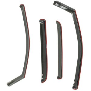 Toyota Tundra Crew Max Wind Deflectors - Westin - In-Channel - Smoke - `07-`18