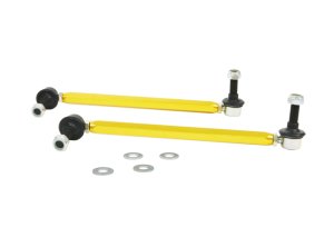 Kia Stinger Sway Bar Links - Front - Whiteline - Heavy Duty Adjustable Steel Ball - `18-`19