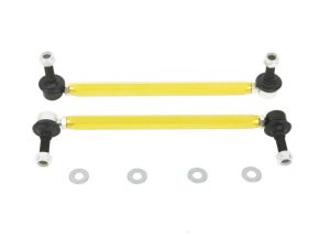 Kia Stinger Sway Bar Links - Front - Whiteline - Heavy Duty Adjustable Steel Ball - `18-`19