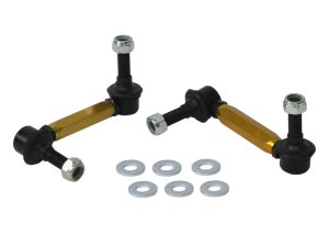 Toyota FJ Cruiser Sway Bar Link Kit - Front - Whiteline - Adjustable Heavy Duty - `06-`09