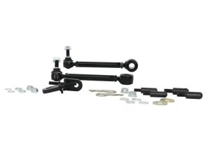 Jeep Wrangler Sway Bar Link Kit - Front - Whiteline - Heavy Duty Quick Release - `98-`06
