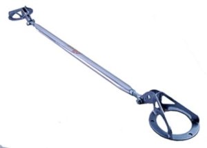 Subaru WRX Strut Bars - Rear - Whiteline - Premium Polished Alloy - `02-`07