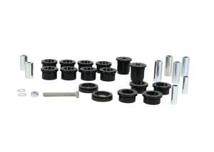 Jeep Wrangler Suspension Control Arm Bushing Kit - Front Upper and Lower - Whiteline - `07-`14