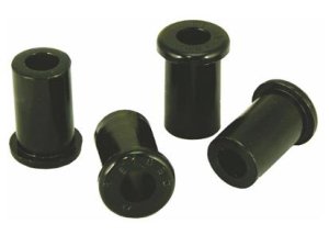 Mitsubishi Montero Bushing Kit - Rear - Whiteline - Shackle Bushing - Black - `83-`01