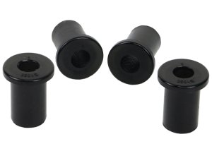 Mitsubishi Montero Bushing Kit - Rear - Whiteline - Shackle Bushing - Black - `83-`01