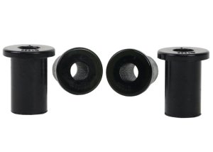 Mitsubishi Montero Bushing Kit - Rear - Whiteline - Shackle Bushing - Black - `83-`01