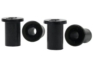 Mitsubishi Montero Bushing Kit - Rear - Whiteline - Shackle Bushing - Black - `83-`01