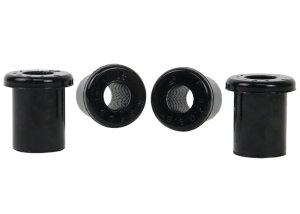 Mitsubishi Montero Spring - Eye Rear Bushing - Whiteline - Black - `83-`01
