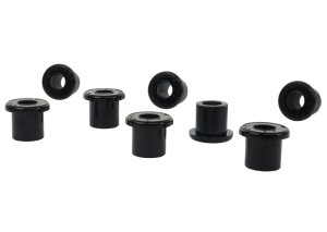 Toyota XTerra Leaf Spring and Shackle Bushing Kit - Rear - Whiteline - Whiteline Plus - Black - `97-`05