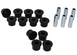 Toyota Tacoma Bushing Kit - Rear - Whiteline - Leaf Spring and Shackle - Black - `05-`13