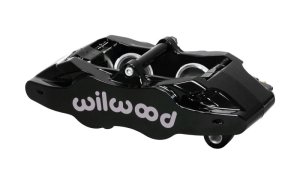 Chevrolet C6 Brake Caliper - Front - Wilwood - SLC56, 1.62in Piston, 1.25in Disc - Black - `05-`13