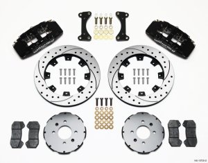 Acura Integra Brake Kit - Front - Wilwood - 12.19in Drilled Rotors + Dynapro 6 Piston Calipers - `94-`01 Acura Integra Brake Kit - Front - Wilwood - 12.19in Drilled Rotors + Dynapro 6 Piston Calipers - `94-`01