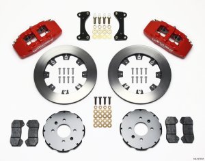 Acura Integra Brake Kit - Front - Wilwood - DynaPro 6 - Red - `94-`01