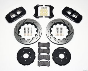 Chevrolet Camaro Brake Kit - Front - Wilwood - AERO6 with 14.25 Drilled Rotors - `10-`15 Chevrolet Camaro Brake Kit - Front - Wilwood - AERO6 with 14.25 Drilled Rotors - `10-`15
