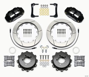 Scion FR-S Brake Kit - Rear - Wilwood - Narrow Superlite 4R + BP-10 Pads + 12.88in Rotors - `12-`27