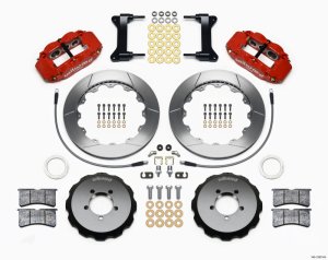 Subaru WRX Brake Kit - Front - Wilwood - Narrow Superlite 6R - Red - `99-`17