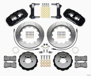 Subaru WRX Brake Kit - Front - Wilwood - AERO6 Calipers + Rotors + Lines - `99-`12
