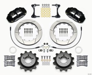 Subaru WRX Brake Kit - Rear - Wilwood - Forged Narrow Superlite 4R Calipers + BP-10 Pads + 12.88in Rotors - `99-`05
