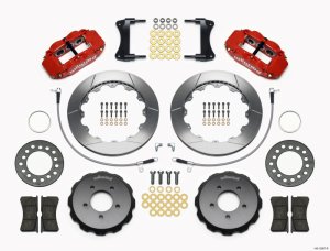 Mazda Miata Brake Kit - Front - Wilwood - Narrow Superlite 6R Front Hat Kit 12.88in - Red - `05-`15