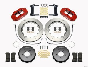 Mazda Miata Brake Kit - Front - Wilwood - Wilwood Narrow Superlite 6R - Red - `05-`15