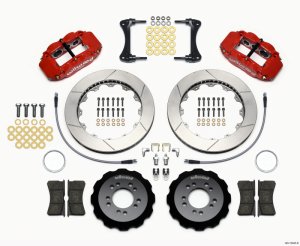 Hyundai Genesis Coupe Brake Kit - Front - Wilwood - Narrow Superlite 6R - Red - `08-`13