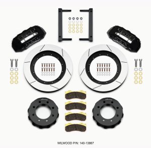 Ford F350 Brake Kit - Front - Wilwood - TX6R 16.00in - Black - `05-`12