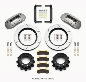 Ford F250 Brake Kit - Rear - Wilwood - TX6R Rear Kit 15.50in - Clear Ano - `05-`12 Ford F250 Brake Kit - Rear - Wilwood - TX6R Rear Kit 15.50in - Clear Ano - `05-`12