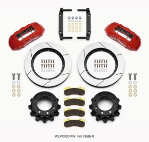 Ford F350 Brake Kit - Rear - Wilwood - TX6R 15.50in - Red - `05-`12 Ford F350 Brake Kit - Rear - Wilwood - TX6R 15.50in - Red - `05-`12