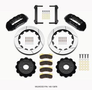 GMC Sierra 1500 Brake Kit - Front - Wilwood - TX6R with 16.00in rotor - Black - `99-`14