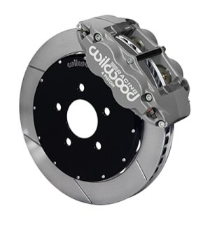 Ford Mustang Brake Kit - Front - Wilwood - Forged Superlite 4R + GT Series Rotors + High Temperature Race Compound Pads - `94-`04