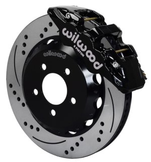 Chevrolet Camaro Brake Kit - Front - Wilwood - AERO6 14.00” Drilled Rotors - `16-`19 Chevrolet Camaro Brake Kit - Front - Wilwood - AERO6 14.00” Drilled Rotors - `16-`19