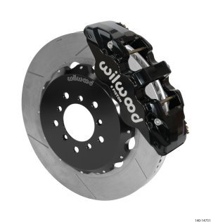 BMW M3 Brake Kit - Front - Wilwood - AERO6 + 14.00 Rotors - Black - `00-`06