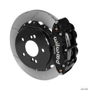 BMW M3 Brake Kit - Rear - Wilwood - Narrow Superlite 4R Rear Kit 12.88in Slotted - Black - `00-`06