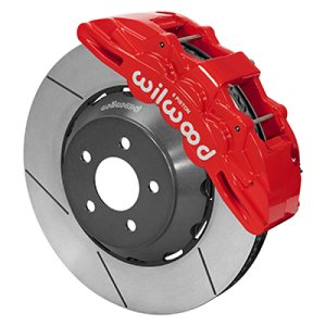 Ford Mustang Brake Kit - Front - Wilwood - SX6R Lug Drive - Red - `15-`23