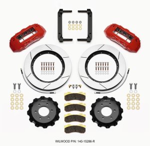 Ford F-150 Brake Kit - Front - Wilwood - TX6R + 15.50in Rotors - Red - `04-`08