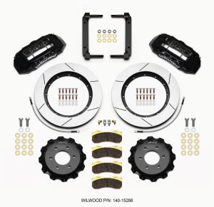 Ford F150 Brake Kit - Front - Wilwood - TX6R Big Brake Kit 15.50in - Black - `04-`08