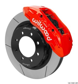 Ram 3500 Brake Kit - Front - Wilwood - TX6R 16.00in Rotors + Lines - Red - `14-`27
