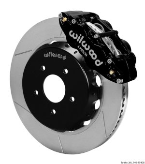 Pontiac GTO Brake Kit - Front - Wilwood - Superlite 6R Dust Seal, 14.00in Rotor w/ Lines - `04-`06