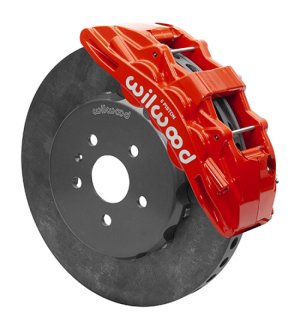 Chevrolet Camaro Brake Kit - Front - Wilwood - SX6R WCCB Carbon-Ceramic with 15.00 Rotors - Red - `10-`15 Chevrolet Camaro Brake Kit - Front - Wilwood - SX6R WCCB Carbon-Ceramic with 15.00 Rotors - Red - `10-`15