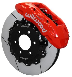 Ford F150 Raptor Brake Kit - Front - Wilwood - TX6R 15.50in Rotor w/ Lines - Red - `10-`14