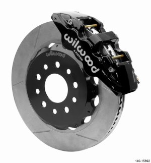 Jeep JT Brake Kit - Front - Wilwood - AERO6-DS - Black - `18-`25