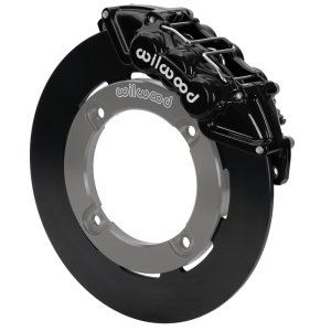 Honda Talon 1000 Brake Kit - Front - Wilwood - 6-Piston + Plain Face Steel Rotors - Black - `19-`22