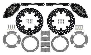 Can-Am X3RS Brake Kit - Rear - Wilwood - 6-Piston, 11.25in Drilled Rotors - Black - `17-`21 Can-Am X3RS Brake Kit - Rear - Wilwood - 6-Piston, 11.25in Drilled Rotors - Black - `17-`21