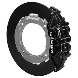 Polaris RZR XP 1000 Brake Kit - Rear - Wilwood - Performance Drill - Black - `14-`27