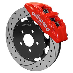 Dodge Neon SRT-4 Brake Kit - Front - Wilwood - Forged Dynapro 6 Big Brake - Red - `03-`05 Dodge Neon SRT-4 Brake Kit - Front - Wilwood - Forged Dynapro 6 Big Brake - Red - `03-`05