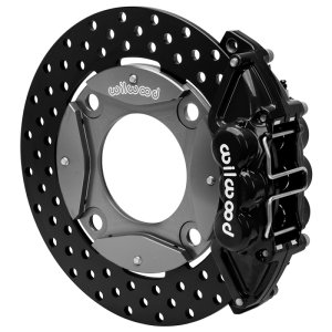 Polaris RZR XP 4 Turbo Brake Kit - Rear - Wilwood - 11.25in Drilled Rotors - Black - `16-`21