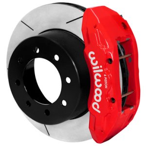 Ford F-350 Brake Kit - Rear - Wilwood - TX6R - Red - `23-`27