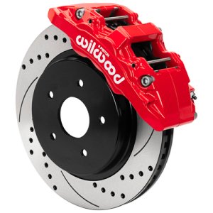 Dodge Ram 1500 Brake Kit - Front - Wilwood - Aero6 DM SRP - Red - `13-`18