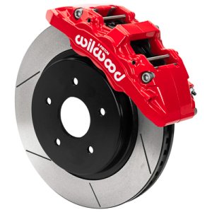Dodge Ram 1500 Brake Kit - Front - Wilwood - Aero6 DM - Red - `13-`18